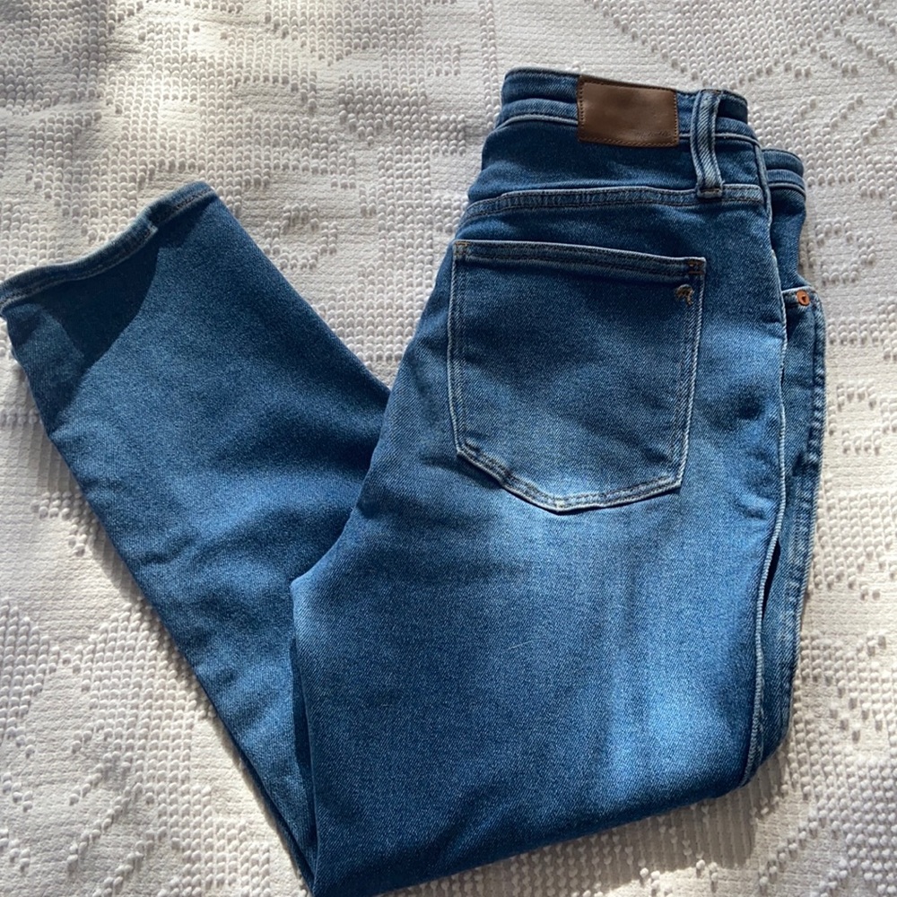 Madewell Curvy Stovepipe Medium Wash Jeans